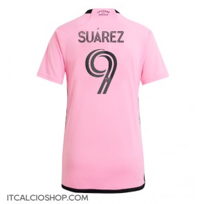 Inter Miami Luis Suarez #9 Prima Maglia Femmina 2024-25 Manica Corta
